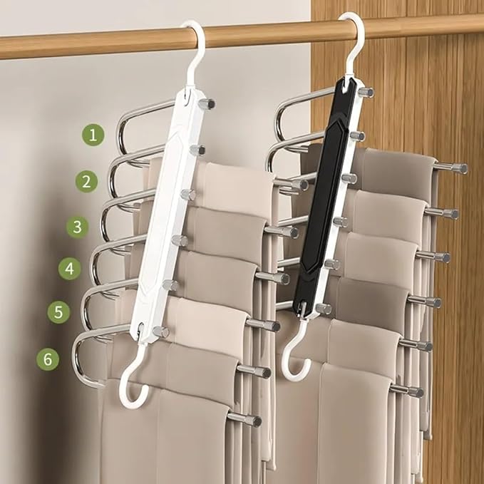 Folding Hangers, Innovative Minimalist Design, Space Saving, Super Strong, Light, Safe & Durable Collapsible Hangers, 12.9x5, Black