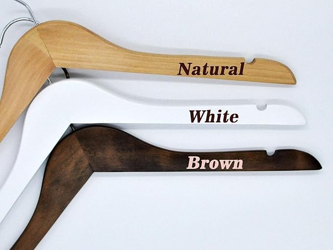 Custom Wedding Hanger with Bride Last Name & Date | Personalized Bridesmaid Gift Bridal Shower Gift