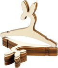20PCS Wooden Kids Hangers 9" Baby Clothes Hangers, Baby Children Wooden Hangers, Cute Little Kids Hangers, Newborn Girl Boy Hangers for Clothing Pants Coats Skirts Storage (Rabbit Ear)