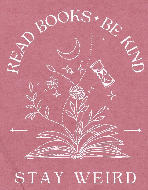 Book Lover Shirt for Women Read Books Be Kind Stay Weird T-Shirt Funny Teacher Shirt