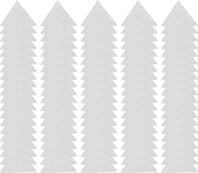 100PCS Clear Plastic Shirt Collar Stays Invisible Triangular Support for Men Women Dress Shirt Collar Maintenance