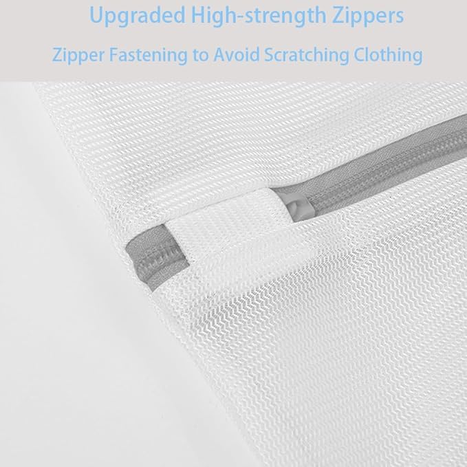2 Pack 43 x 35 inch Oversize Laundry Bags Mesh Wash Bags, Large Delicates Bag for Washing Machine, Jumbo Laundry Sack for Washing Delicates, Big Clothes, Bed Sheet, Bedcover, Blanket (2)