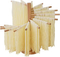 Wood Collapsible Homemade Household Noodle Dryer Rack Hanging Pasta Drying Rack for Home Kitchen