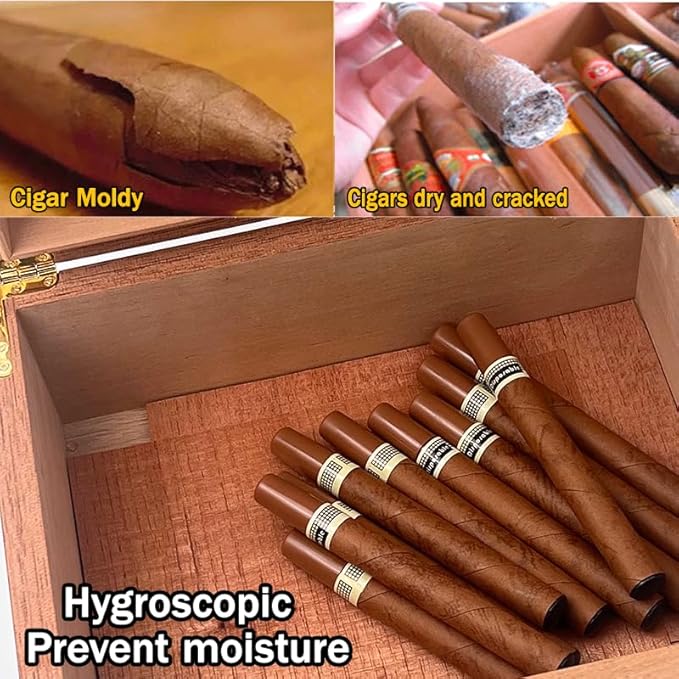 15 Spanish Cedar Wood Sheets + 5 Cigar Humidor Bags Humidor Dividers & Aroma Enhancer Fits Jars, Tubes, Boxes | Cigar Accessories Kit
