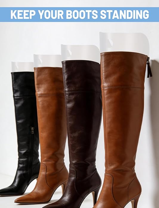 8Pcs Boot Shapers for Tall Boots, Boot Inserts Holders Support for Women