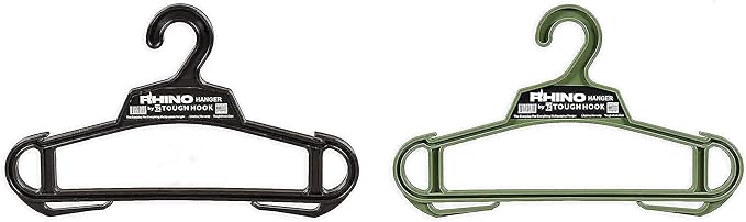 Rhino Hanger Multi Pack Set of 2 Black and Foliage |USA Made