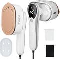 Travel Steamer for Clothes, Handheld Garment Steamer with LED Display, 10s Fast Heat-Up, 4 Adjustable Settings, Large 110ml Tank, Steamer ＆ Iron 2 In 1, Travel steamer for All-Fabric Wrinkle Remover