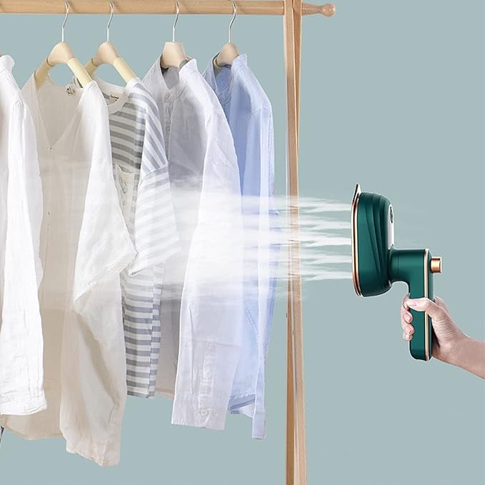 Portable Handheld Iron, Mini Handheld Steamer Iron for Clothes, Rotatable Travel Garment Steamer, Foldable Travel Garment Steamer, Support Dry And Wet Ironing for Home and Travel