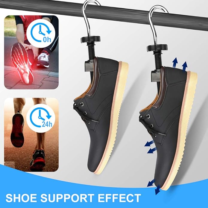 JJDPARTS Shoe Stretcher, Pair 4-Way Shoe Expander Widener Shoe Tree Extender for Women Men