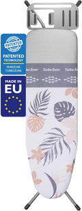 Bartnelli Heavy Duty Ironing Board 48x15 | Designed & Made in Europe with Patent Technology, Turbo & Park Zone