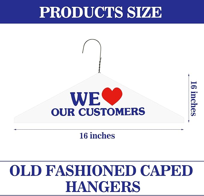 120 Pcs Wire Hangers Bulk 16" Dry Cleaner Hangers for Clothes Caped Clothing Pants(Heart,Red,Blue)