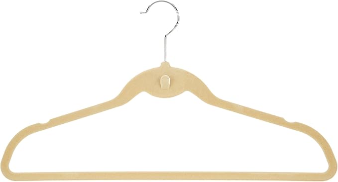 Burgundy Velvet, Non-Slip, Slim Clothes Hangers, Closet Organizers, Cascading Organization Hangers - Pack of 80 Space Saving Cascading