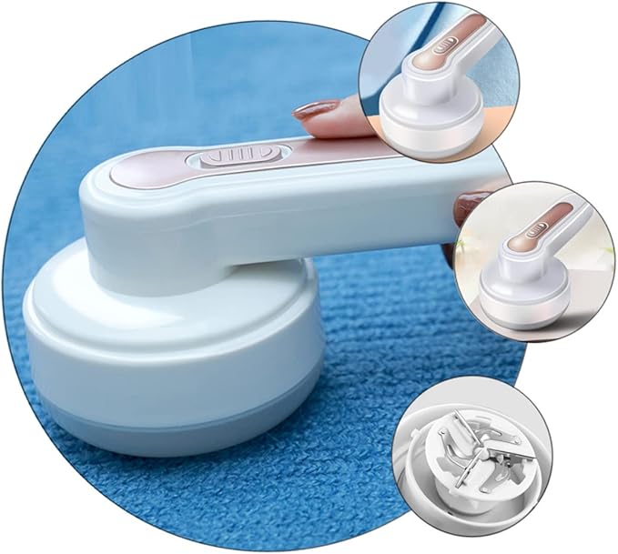 1Pc Rechargeable Fabric Shaver Lint Remover USB Charging Sweater Shaver with Long Battery Life Portable Garment Remover for Coats Sweaters Blankets and More