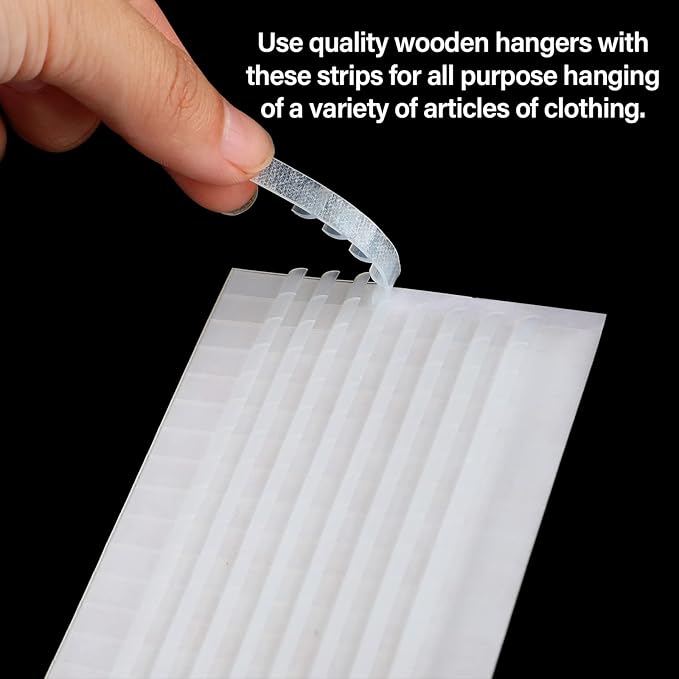 350 Pcs Non Slip Rubber Clothes Hanger Grips Adhesive Clothing Hanger Grip 2.8 x 0.2 Inch Clothes Hanging Accessories with Fins Strips Grippers for Home Stores Use (Clear)