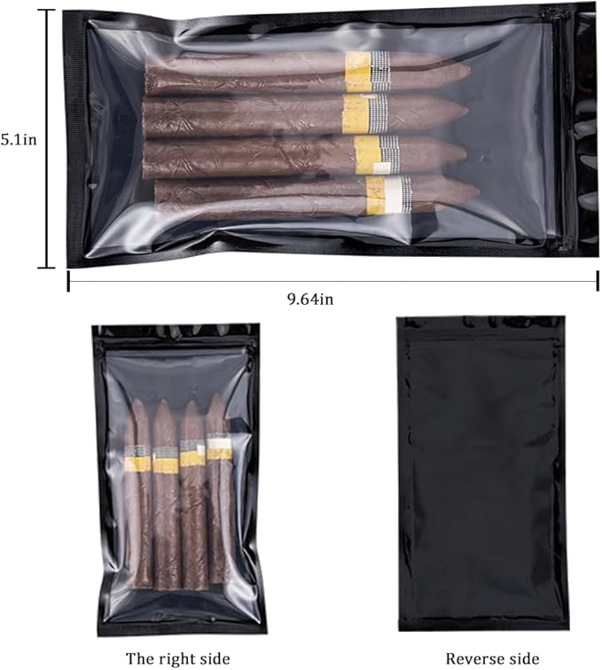 100 Spanish Cedar Wood Spills + 5 Cigar Humidor Bags， Cigar Lighting and Pipe Smoking Assessories and Humidor for Cigar Box Tray Jar and Case，Travel-Friendly(0.02"Thick)