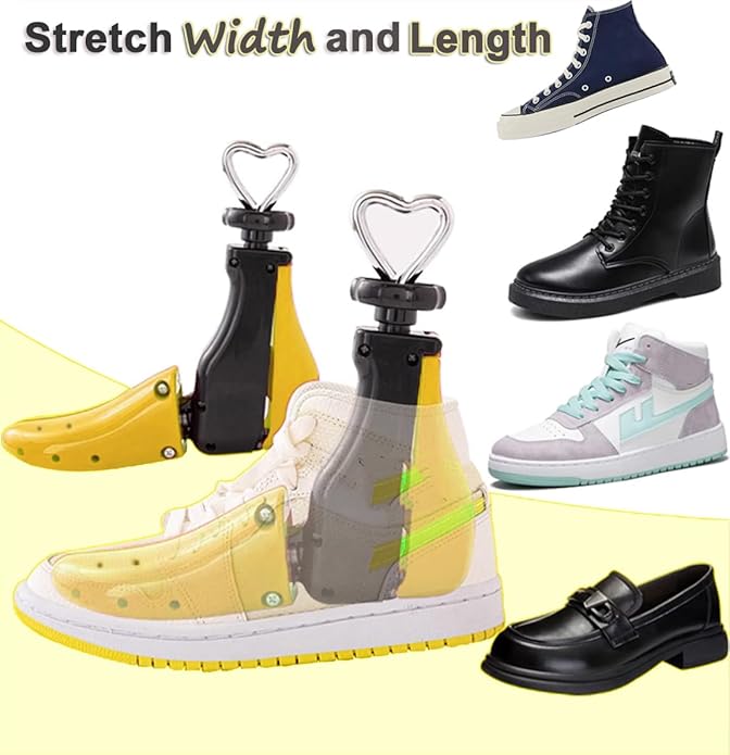Shoe Stretcher Men Women Boot Stretcher Adjustable Width and Length Widener Expander Men Wide Feet Shoe Stretcher