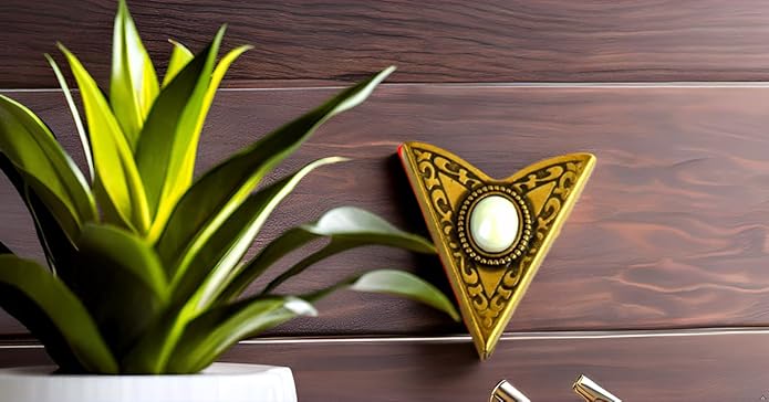 White Stone Collar Tips - Silver Finish - Western Collar Tip - Dress Shirt Collar Stays - Collar Stays for Men & Women