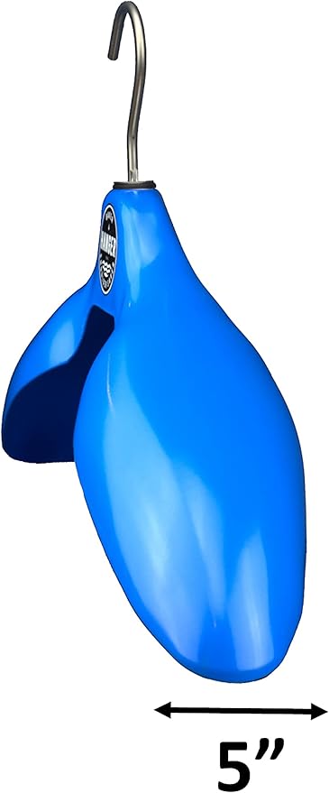 Wetsuit Hanger 'Shoulder Saver' by BAKER HANGER - USA Made - 4 Inch Swivel Hook (Blue)