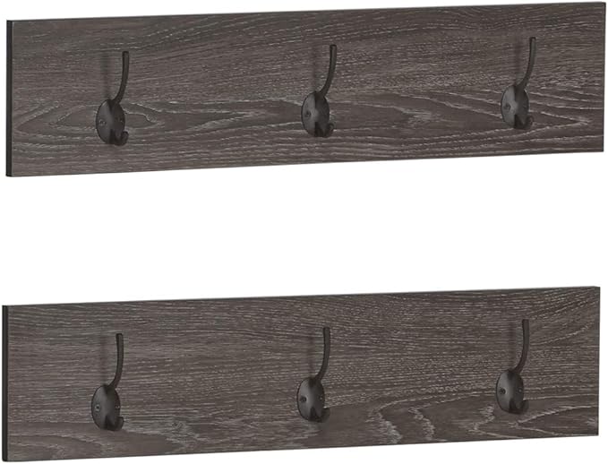 Afton 3-Hook Coat Rack (2 Pack)