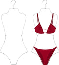 ZEDODIER Swimsuit Hanger, Lingerie Hanging Rack, Top Swivel Hook, Foldable Design