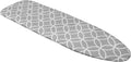 Westex Fancy Circles Heavy Duty Ironing Board Cover and Pad, Thick 3-Layer Stain Resistant Padding, Elasticized Skirt, Click-to-Close Fastener, 15 x 54 Inch (Board NOT Included, Cover ONLY)