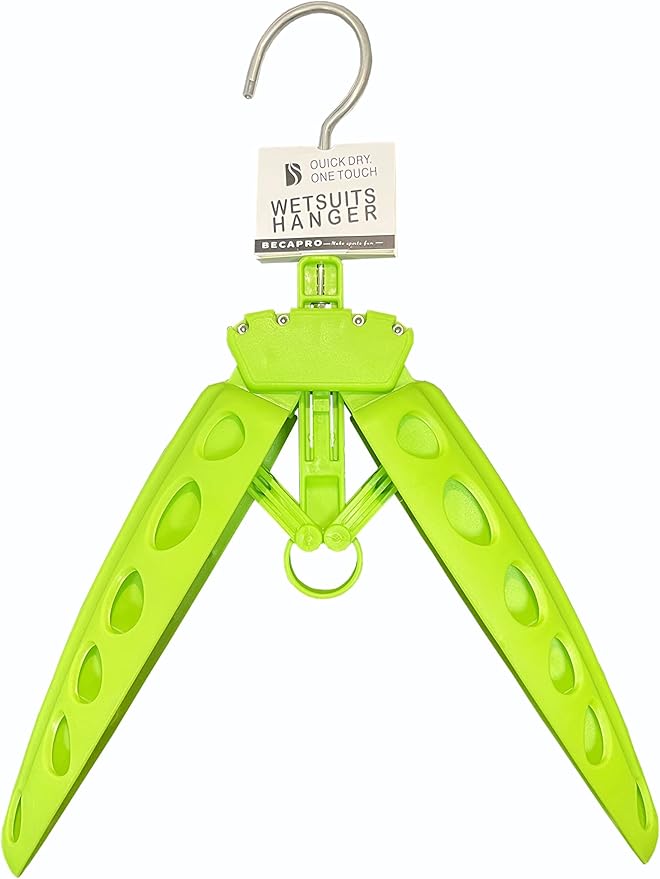Wetsuit Hanger Foldable Surfing Suit Rack(Green)