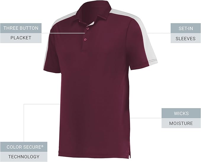 Augusta Sportswear Bi-Color Vital Polo
