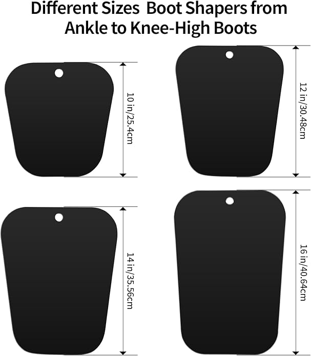 Boot Shapers, Boot Shaper Inserts for Women and Men to Keep Shape, Black Tall Boot Shapers Insert Boot Fillers