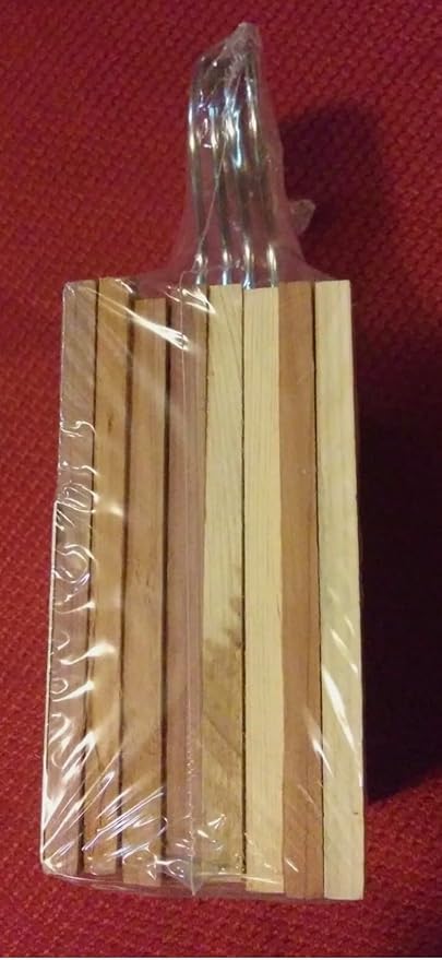 MS CEDAR BLOCKS (4 Blocks and 4 Blocks W/Hangers) 8 pieces