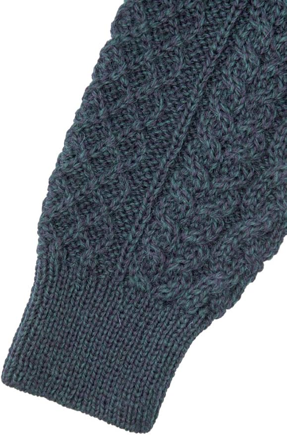 Aran Crafts Aran Crew Neck Sweater (100% Wool)