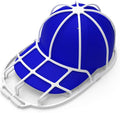 Hat Washer Cage for Washing Machine - Baseball Cap Cleaner Rack, Ball Cap Washing, Dishwasher Safe, Perfect for Cleaning and Protecting Hats in Dishwasher (White 1 Pack)