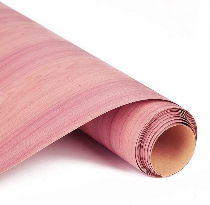 2 Pcs Cedar Drawer and Closet Shelf Liner 72''x10'' -180x24 cm 6 ft roll of 100% Red Cedar Veneer with Mild Cedar Wood Scent