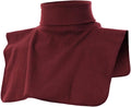 Ohoo Ribbed Cotton Blend Fake Turtleneck Dickey Collar Lightweight Detachable Mock Layering Accessory for Men Women