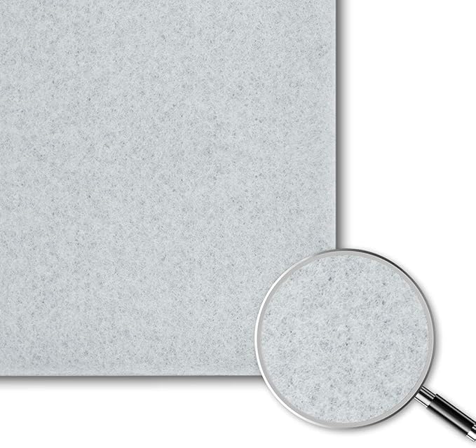 Duwee Delux Ironing Board Padding, Extra Dense Felt Material with10 mm Thickness(50" x 18")