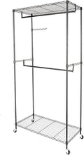 Savins gt1-zj Closet Organizer Garment Rack Clothes Hanger Home Shelf Heavy Duty Furniture