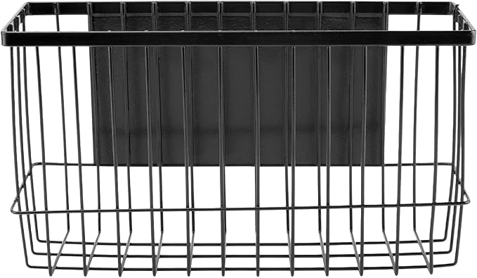 Magnetic Basket Fridge Dryer Ball Holder for Laundry Room Organization and Storage, Magnetic Basket Organizer Shelf Rack, Kitchen Moveable Storage Holder for Kitchen, Office and School
