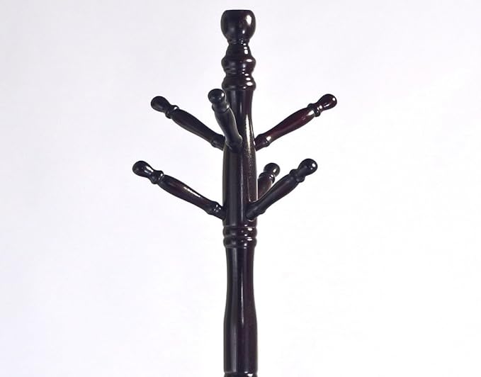 Frenchi Home Furnishing 20.50'' Wide Wood Freestanding Coat Rack