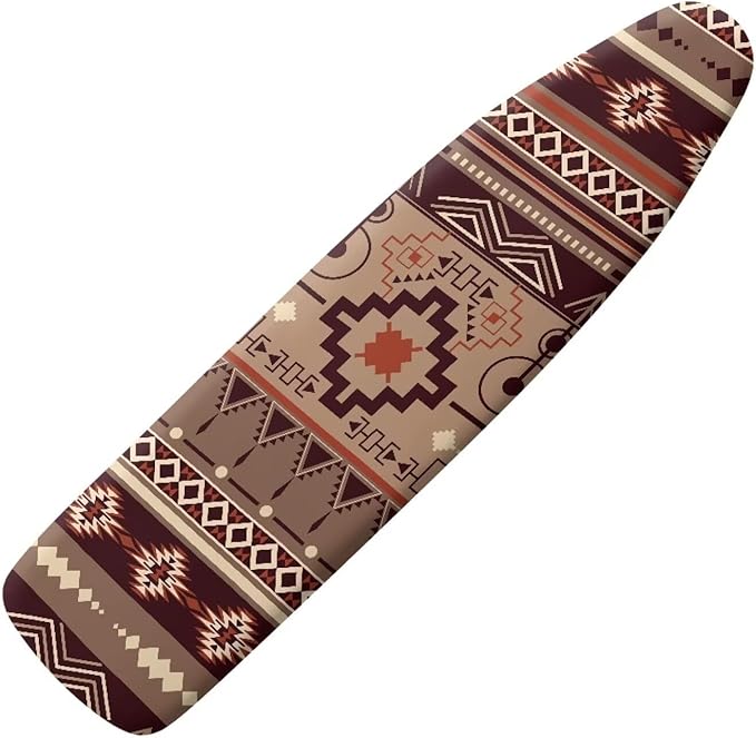 GLENLCWE Retro American Navajo Ironing Board Cover 15x54 Inch,Farmhouse Iron Board Cover Heavy Duty Iron Board Cover Fits All Standard Sizes Covers with Elastic Edge