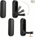 Zinc Alloy Foldable Wall Hooks for Hanging Coats Towels Bags, Wall Mounted Folding Hook Heavy Duty, Rustproof Matte Black Bathroom Hooks for Entryway Closet Bedroom Laundry Room （4PCS）
