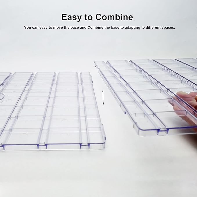 Purse Organizer for Closet, Adjustable Clear Shelf Dividers for Closet Organization Plastic Purse Storage Organizer Bag Organizer
