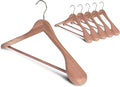 StorageWorks Red Cedar Wood Hangers 6 Pack, Extra Wide Shoulder Wooden Hanger for for Suits, Coats, Jackets, Pants