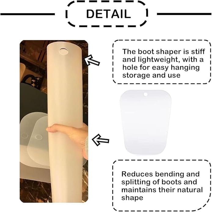 6 Pairs Boot Shaper Form Inserts Support Shape Shoe Tree Tall Short Boot Shaper Support for Women and Men