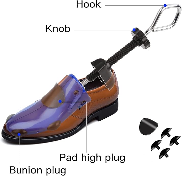 Pair of Premium Professional 4-way Shoe Trees, Shoe Stretcher for Men or Women