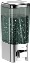 SVAVO Wall Mounted Soap Dispenser - Manual Kitchen Bathroom Soap Dispenser Hand Sanitizer Dispenser with Anti-Leakage Nozzle Container for Liquid/Gel/Shampoo/Shower Gel/Lotion/Cleaner, 17.oz/500ml