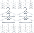 Baby Hangers for Nursery Closet 40 Pack Plastic Kids Clothes Hanger Space Saving Non Slip Extendable Toddler 11-14” Adjustable Hangers Heavy Duty Clothing Infant Hanger Bulk, Grey
