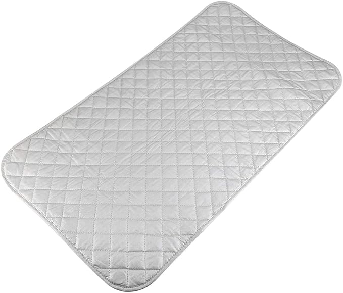 Fdit Portable Ironing Blanket, Magnetic Ironing Mat, Cotton, Heat Resistant Pad for Washer Dryer Table Top Countertop
