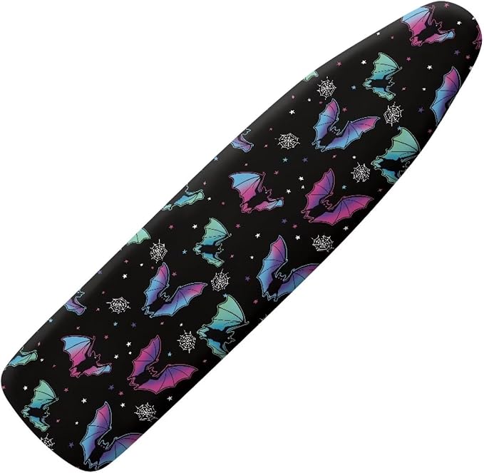 SEANATIVE Gothic Bat Ironing Board Covers and Padding Durable Heat Reflective Iron Board Cover Large Fits All Standard Sizes