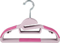 Simplify Kids 12 Pack Collar Ultimate Hangers, Non Slip Slim Space Savers, No More Stretching Baby Clothes, Pink, 3229-PINK