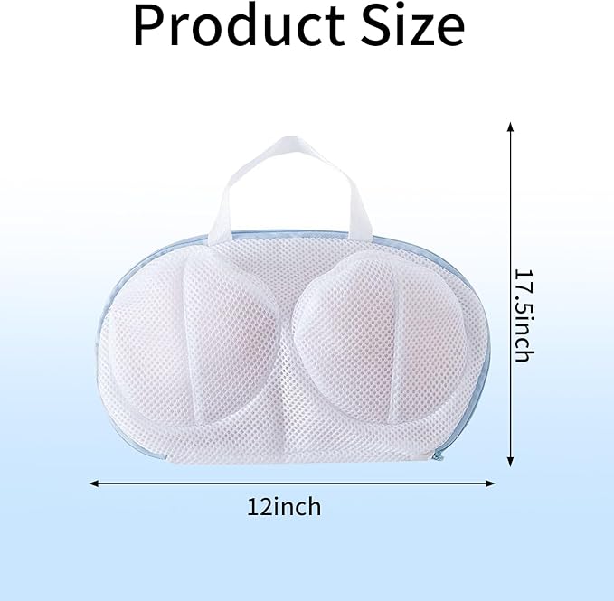 4 Pack Large Bra Washer Laundry Bags for Washing Machine,Mesh Laundry Bags for Bras,Be Suitable For Socks, Underwear, Gentle Wash And Durable Fabric