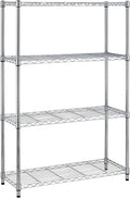 YRLLENSDAN Heavy Duty 4-Tier Wire Shelving Unit – NSF Certified Adjustable Metal Storage Rack for Kitchen, Garage, Pantry – 1000 lbs Capacity – 36" W x 14" D x 54" H